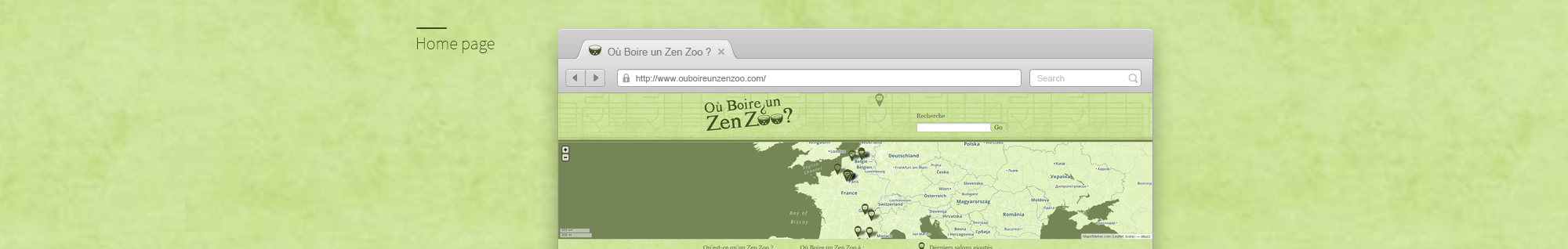 Home page