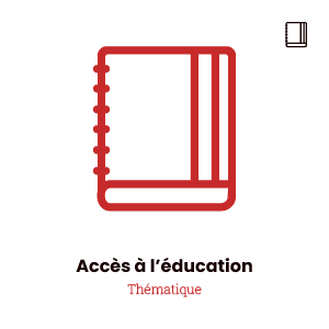 Icône accès à l'éducation