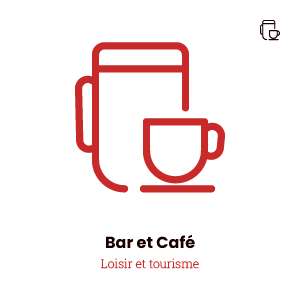 Icône bar et café