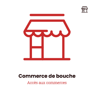 Icône commerce de bouche