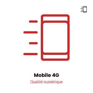 Icône Mobile 4G