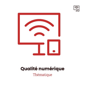 Icône qualité du numérique