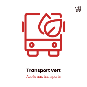 Icône transport vert