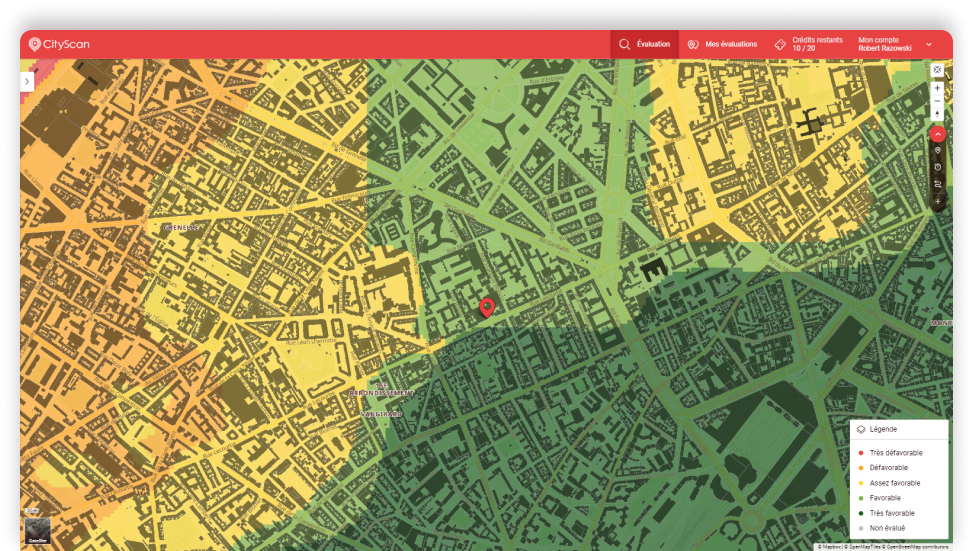 Carte des Innondations