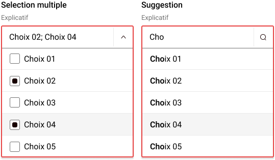 input texte