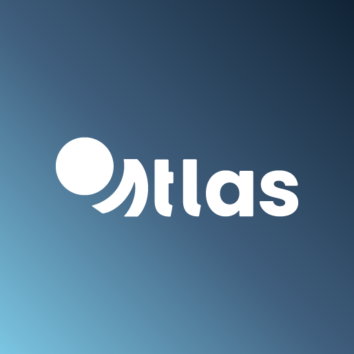 Logo Atlas - version blanche Logo Atlas en blanc