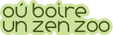 Logo d'Où Boire Un Zen Zoo avec la typo créée pour.