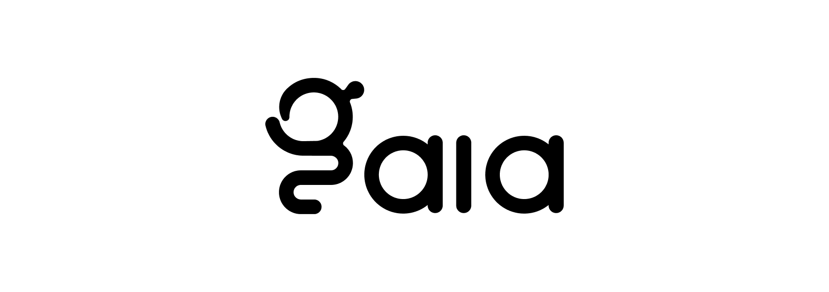 Logo Gaia - texte noir Logo Gaia en texte noir