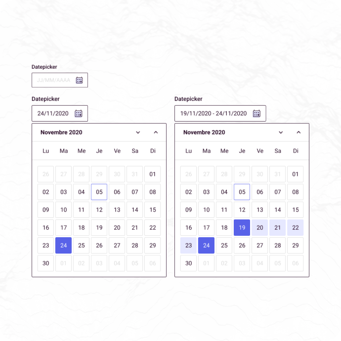 Home page mode lumineuse