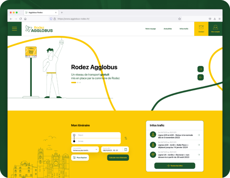 Home page de Rodez initialement prévue 